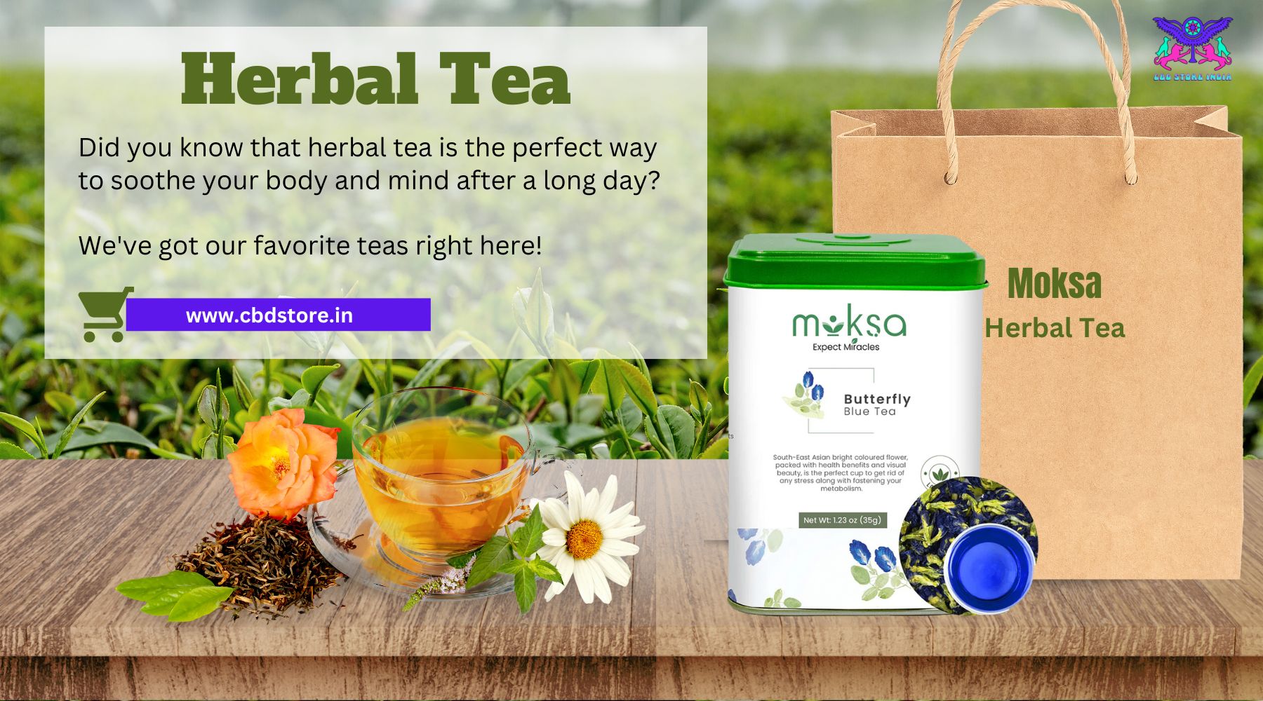 Herbal Tea: A Healthy Replacement for Regular tea, Coffee and Other Drinks - CBD Store India