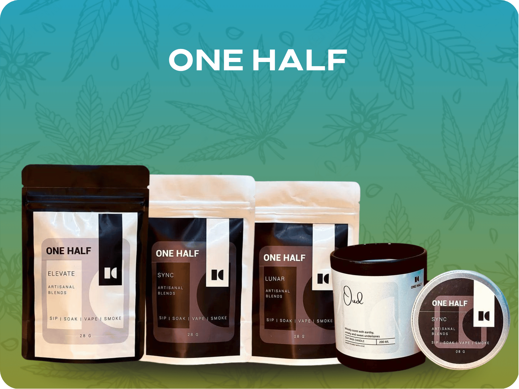 One Half.