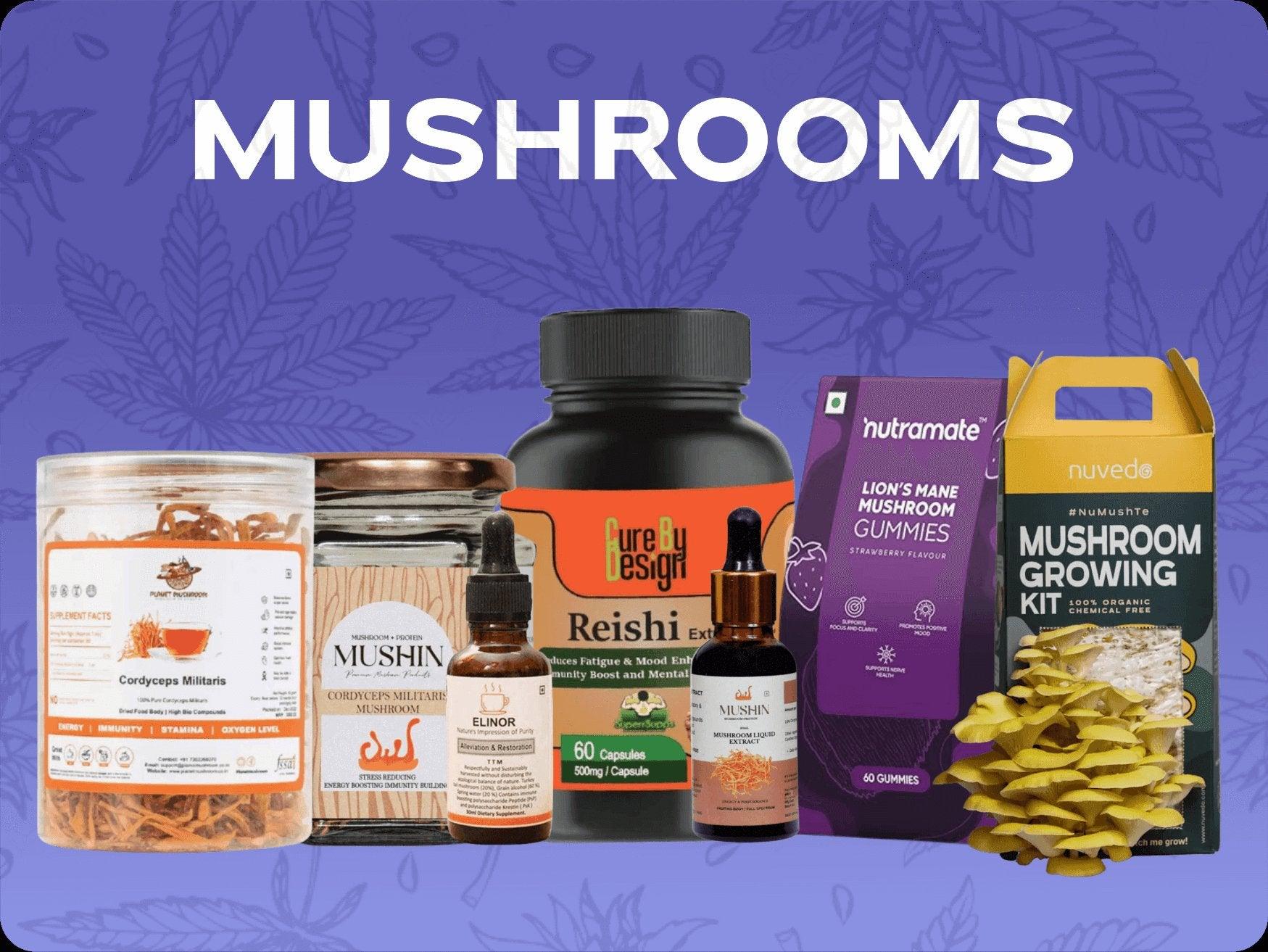 All Fungi- Mushroom Supplements - CBD Store India