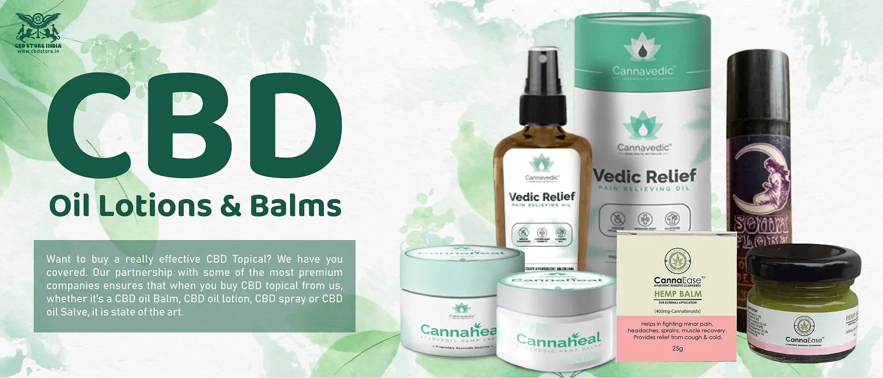 CBD Oil Lotions & Balms