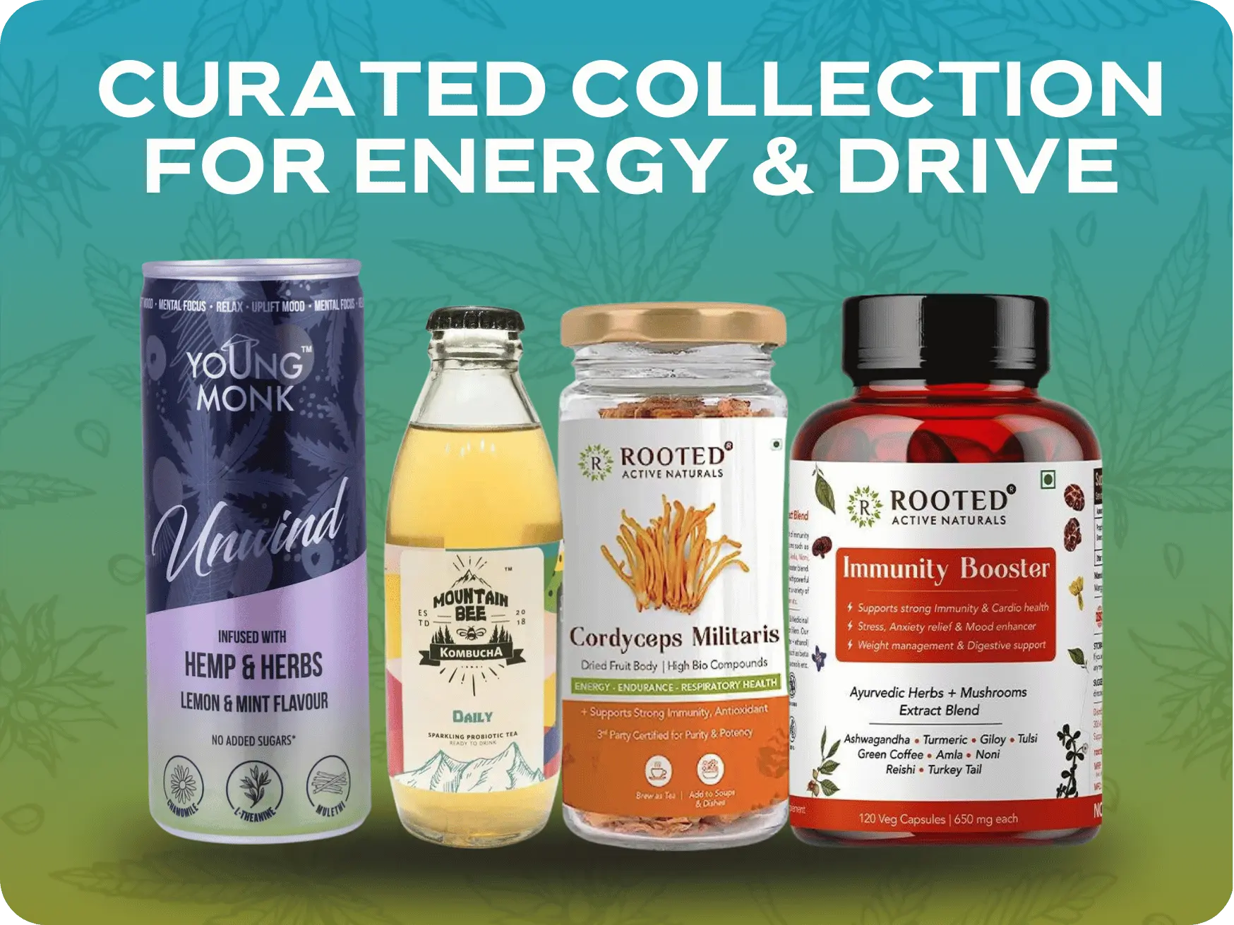 Curated Collection for Energy & Drive.