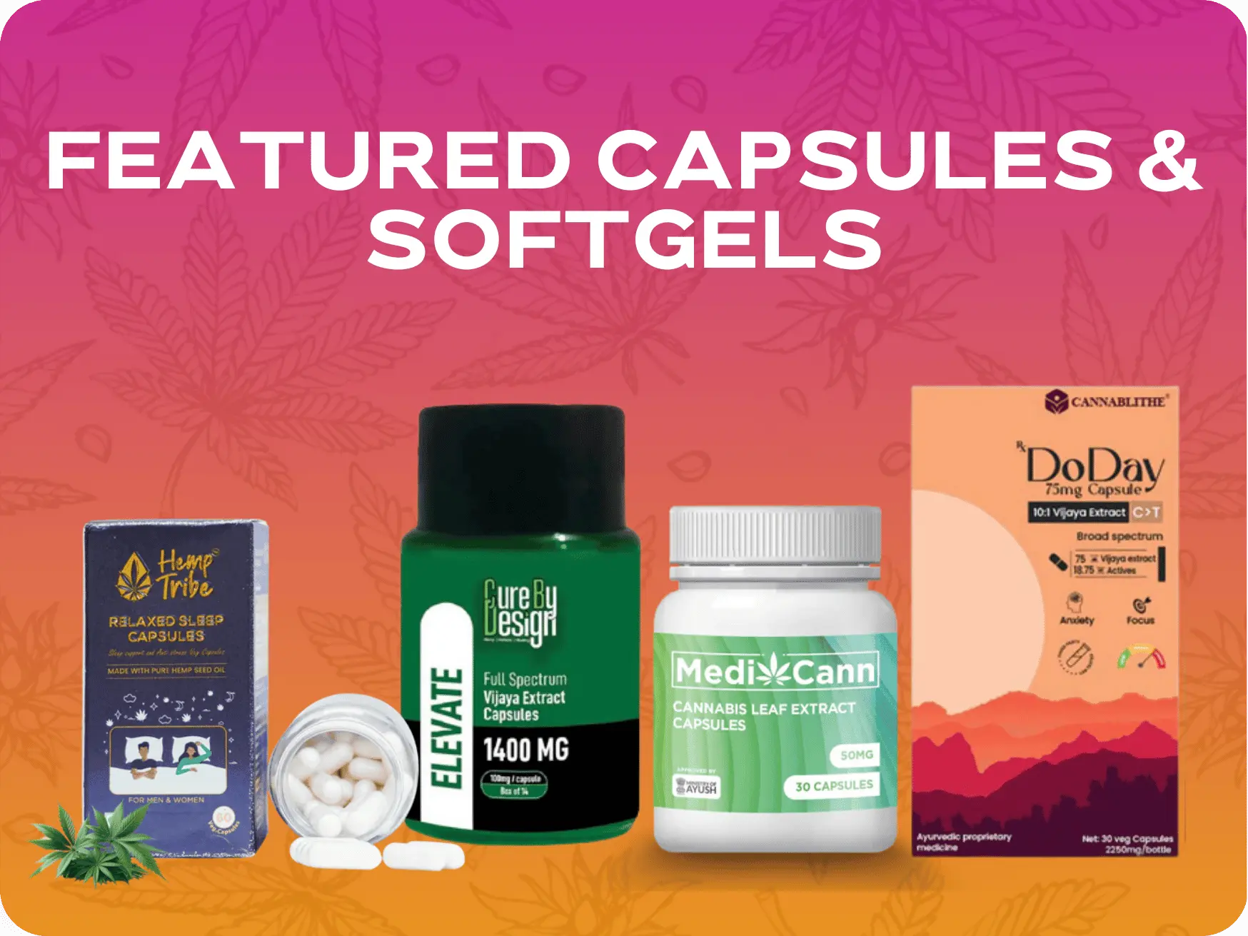 Featured Capsules & Softgels.