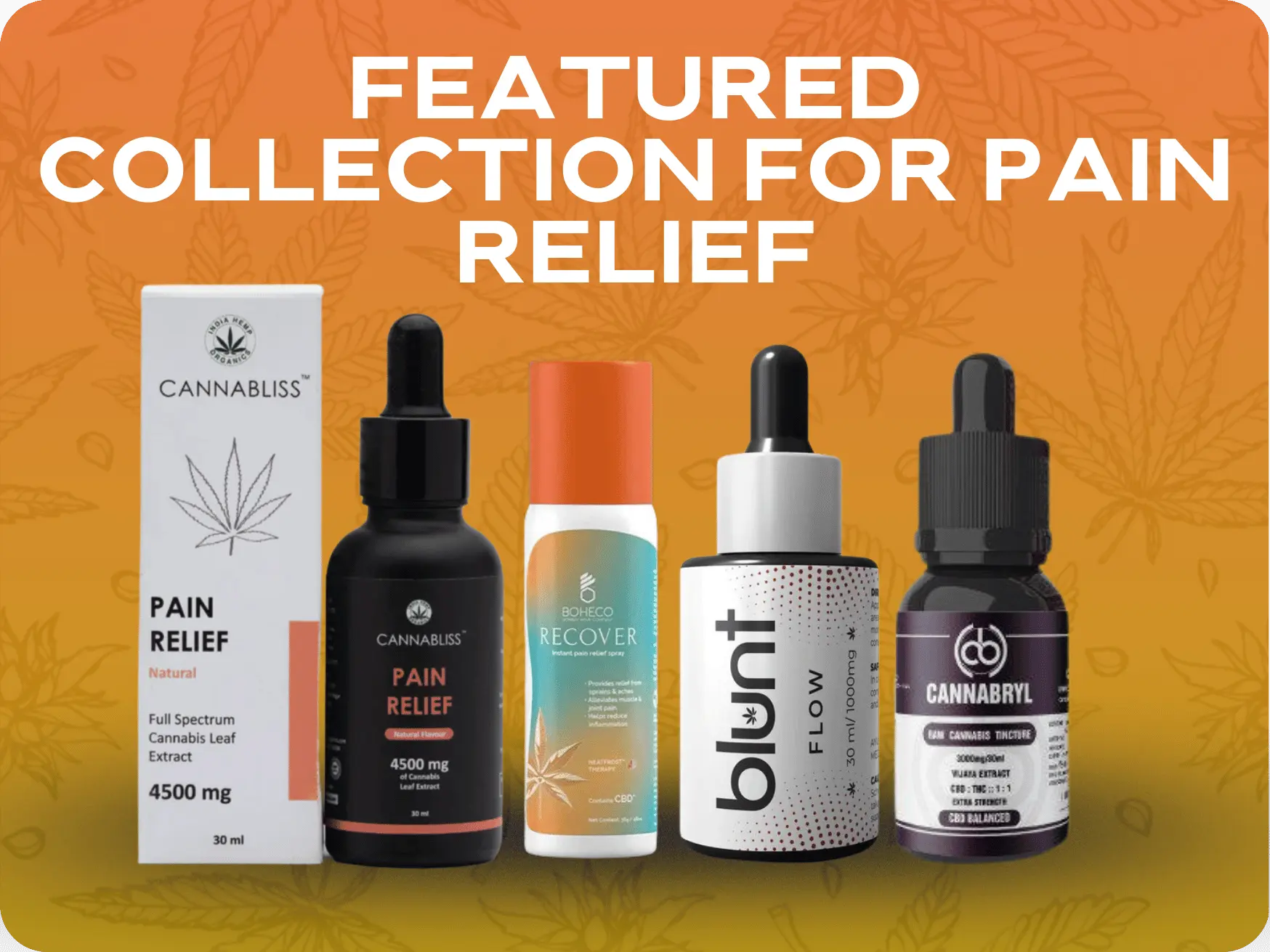 Featured collection for Pain Relief.