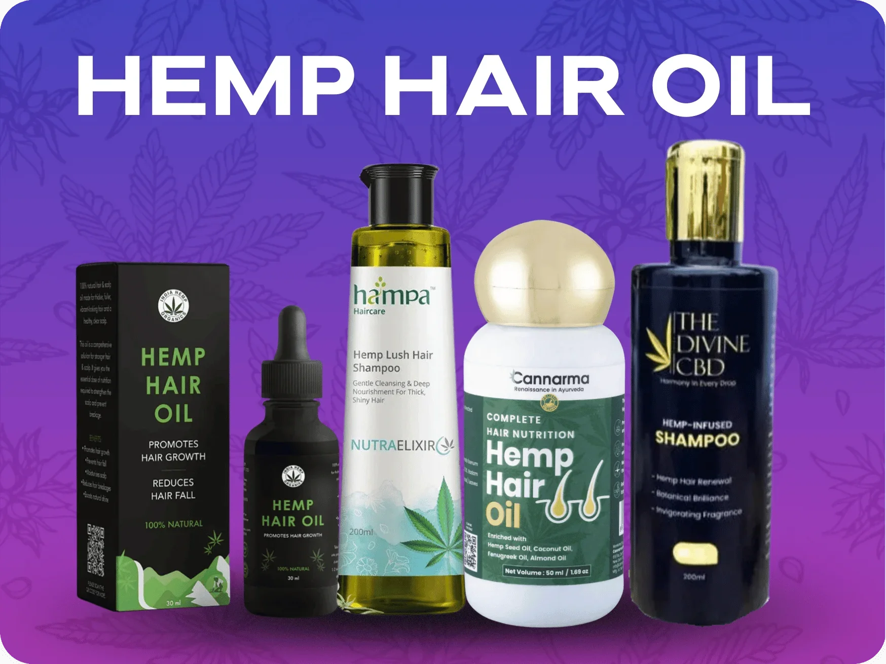 Hemp Hair Oil.