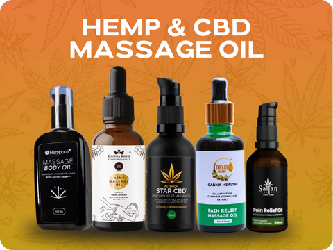 Hemp & CBD Massage Oil