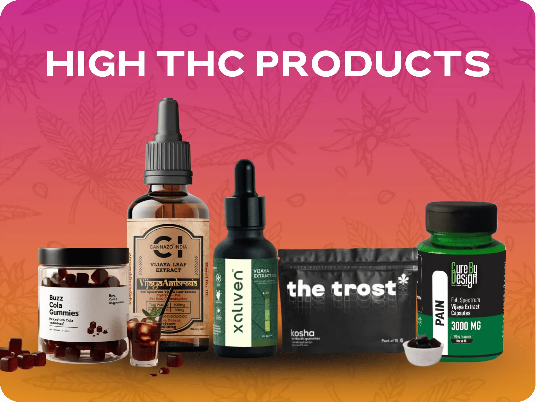 High THC Products.