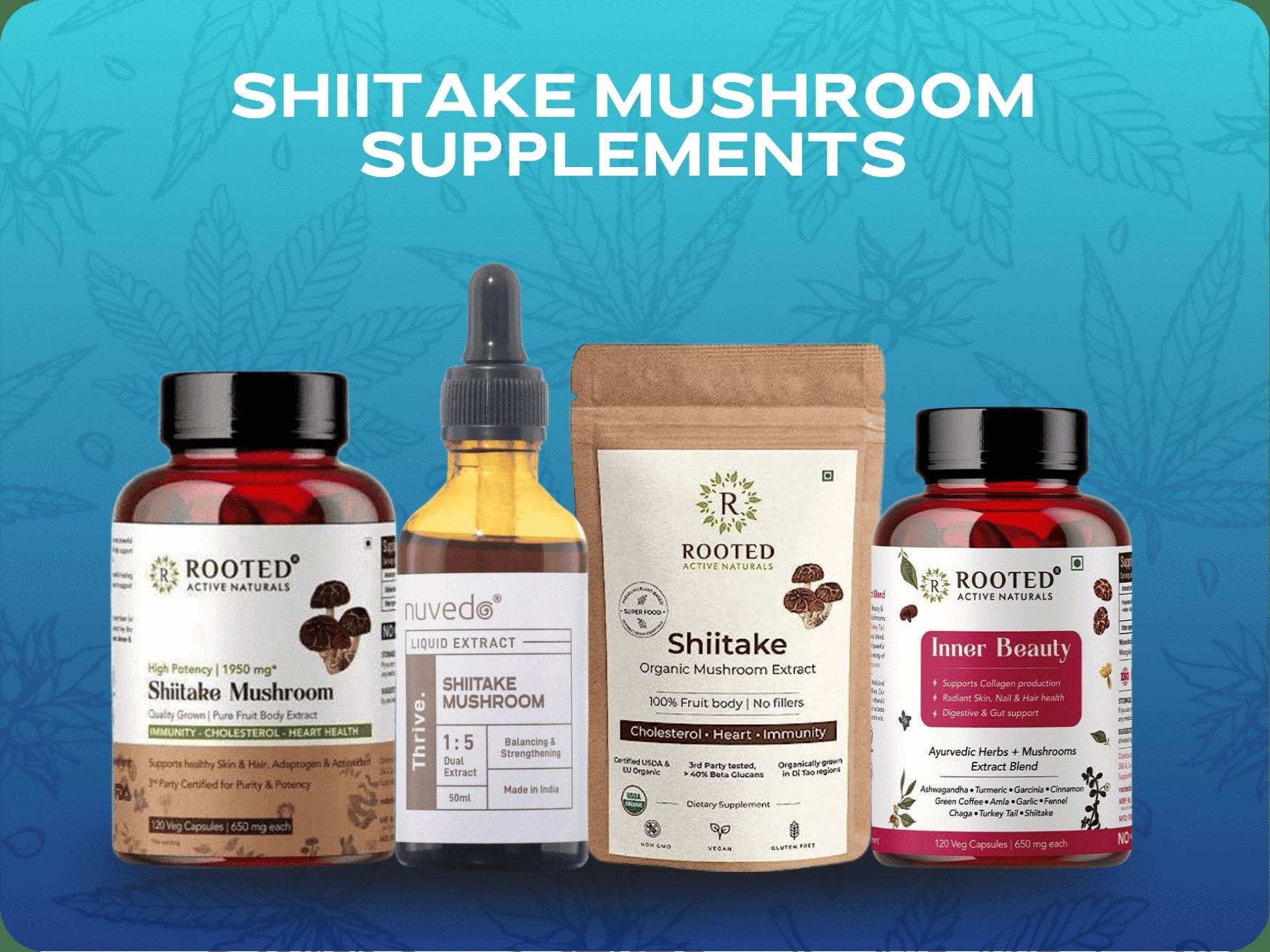 Shiitake Mushroom Supplements.