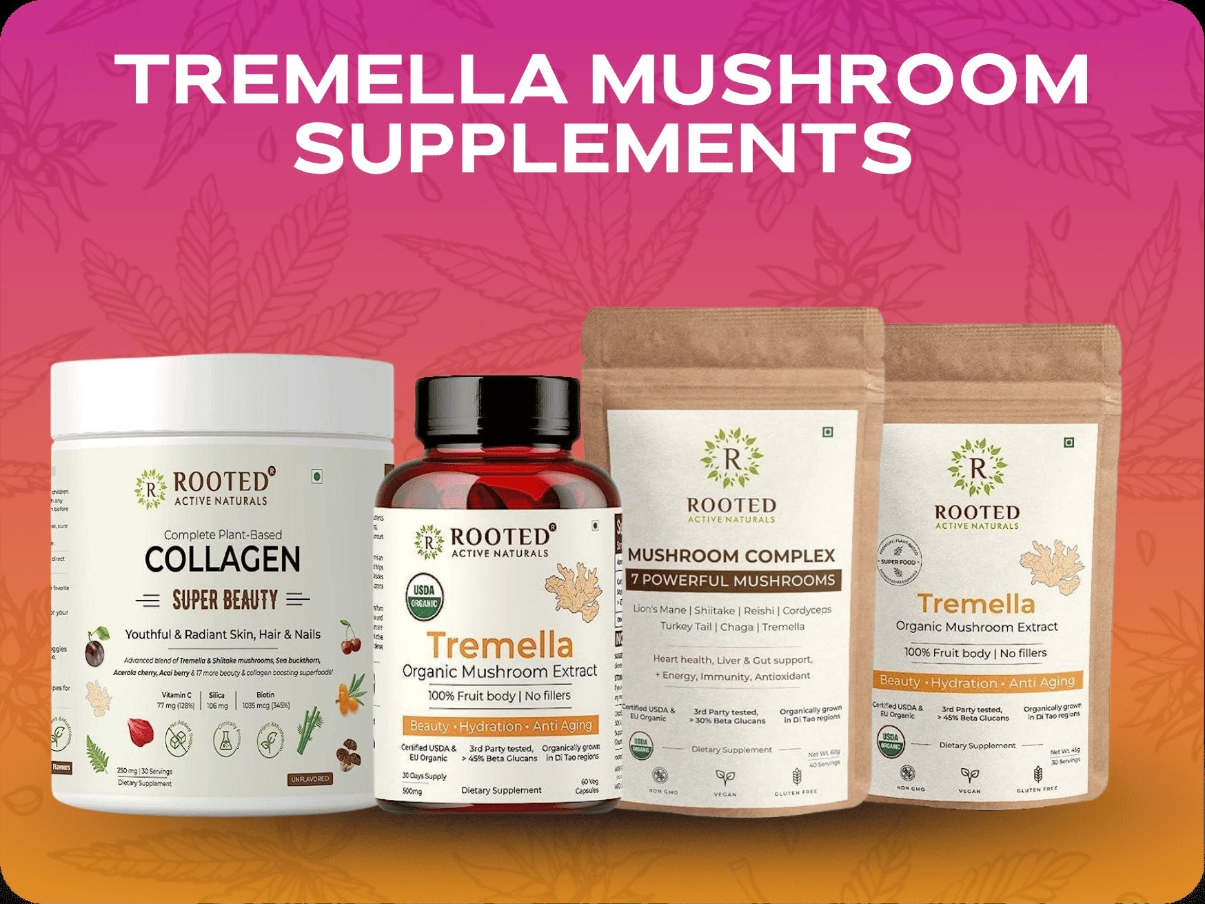 Tremella Mushroom Supplements.