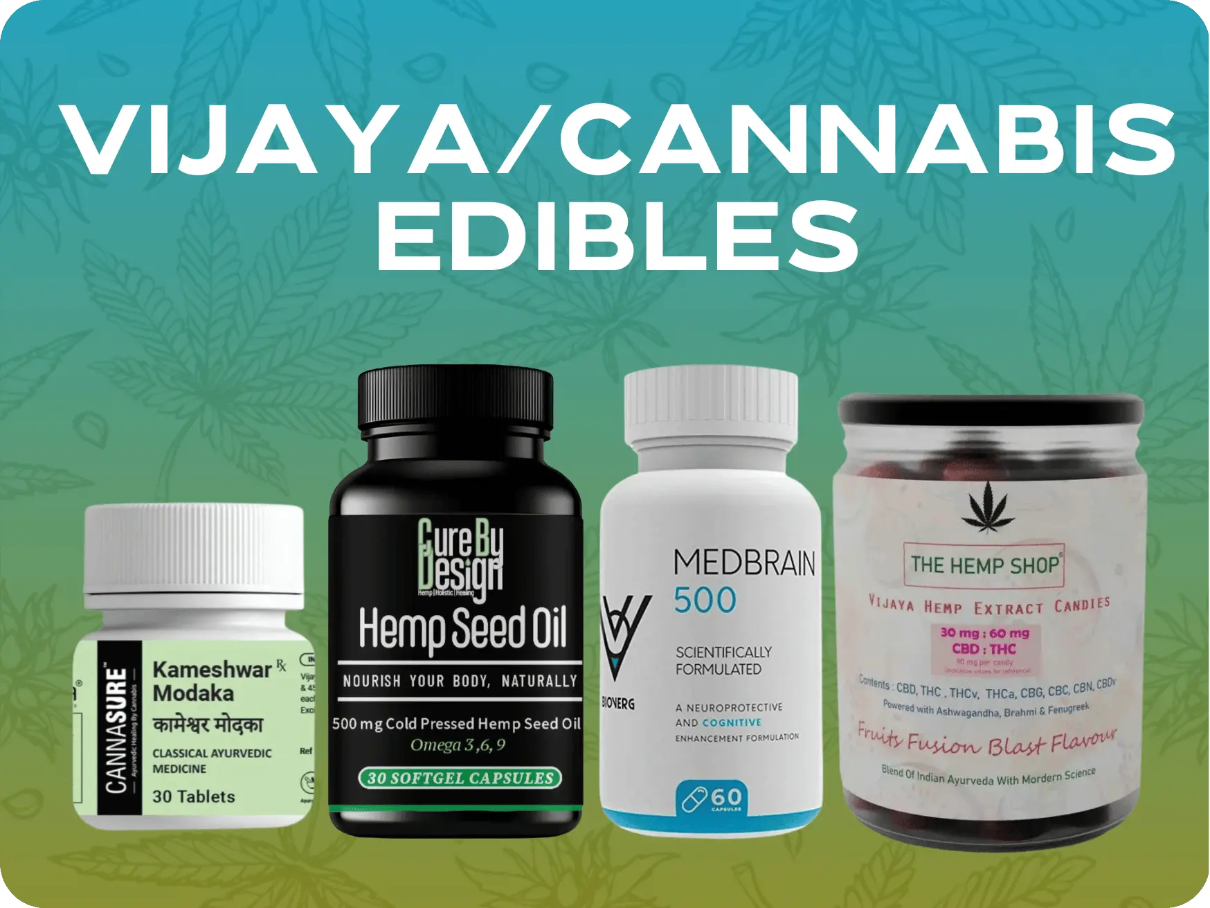 Medical Cannabis Edibles with THC & CBD Oil.