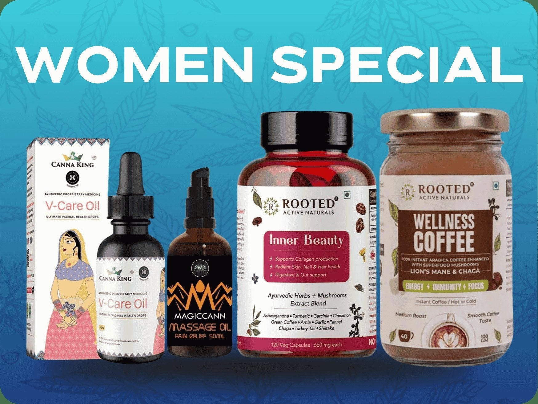 Womens Special : CBD Oils and Plant Based Wellness for Women.