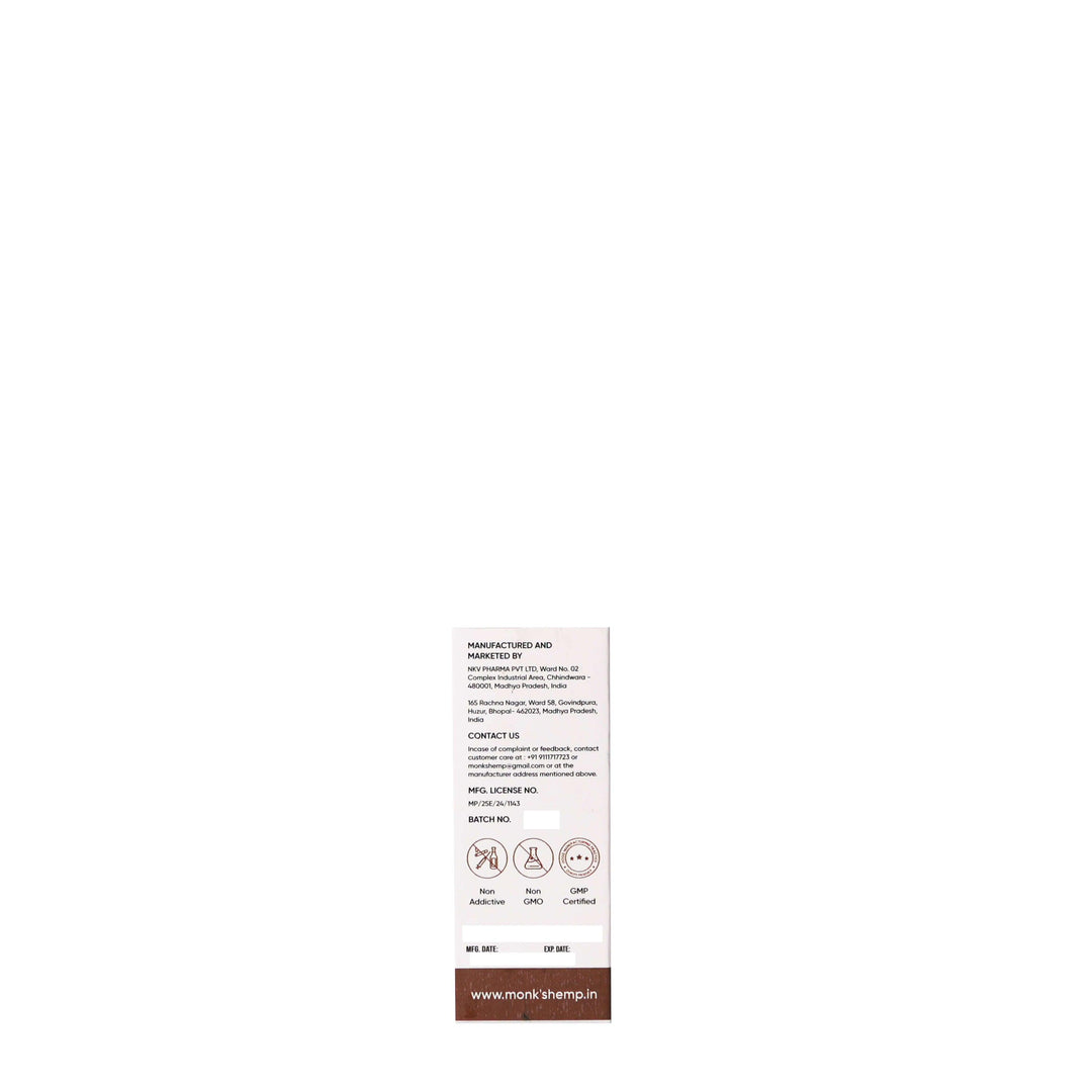 Monk's Hemp Karm (10:1) Improved Focus CBD Oil - Coffee Vanilla FlavorCBD + THC OilImproved Focus CBD Oil - Hemp Coffee Vanilla | Serenity Blend
