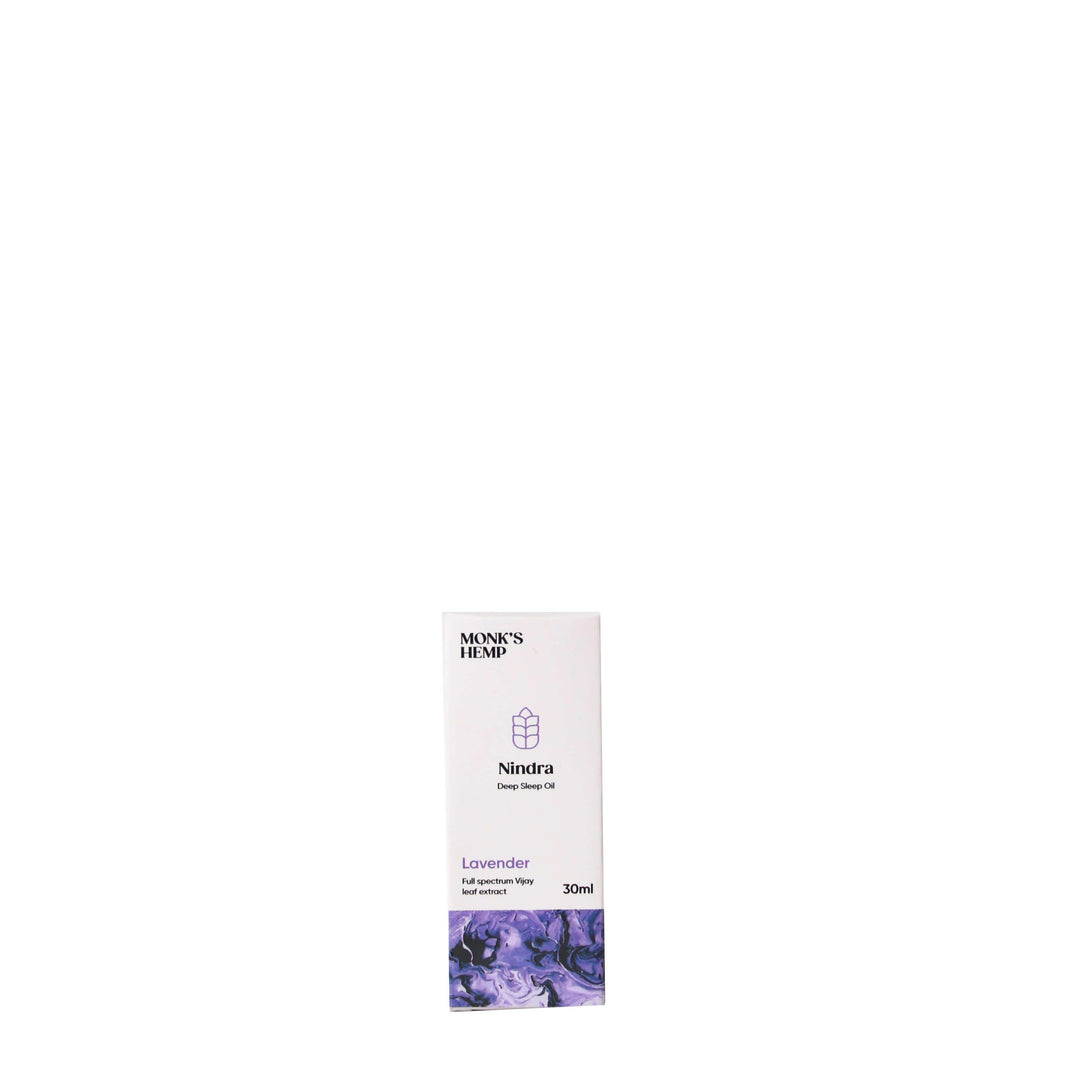 Monk's Hemp Nindra (1:1) Deep Sleep CBD Oil- LavenderCBD + THC OilMonk's Hemp Nindra CBD Oil - Deep Sleep Lavender