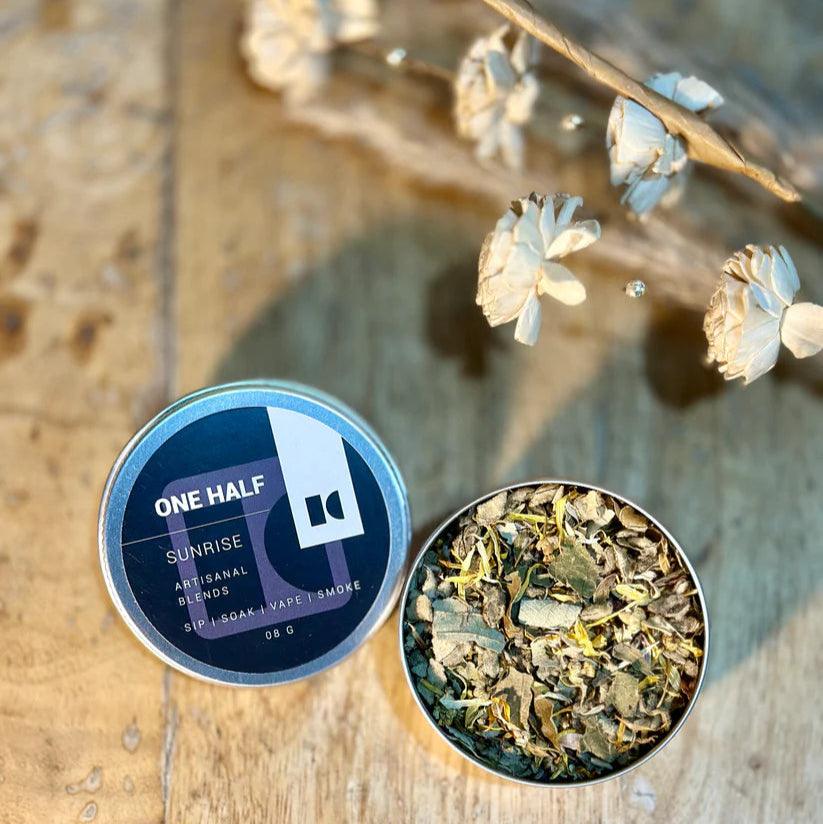 One Half - Sunrise 8gm | Herbal Smoking BlendHerbal BlendSunrise Herbal Smoking Blend - Herbal Energy Smoking Blend | Mood Uplift