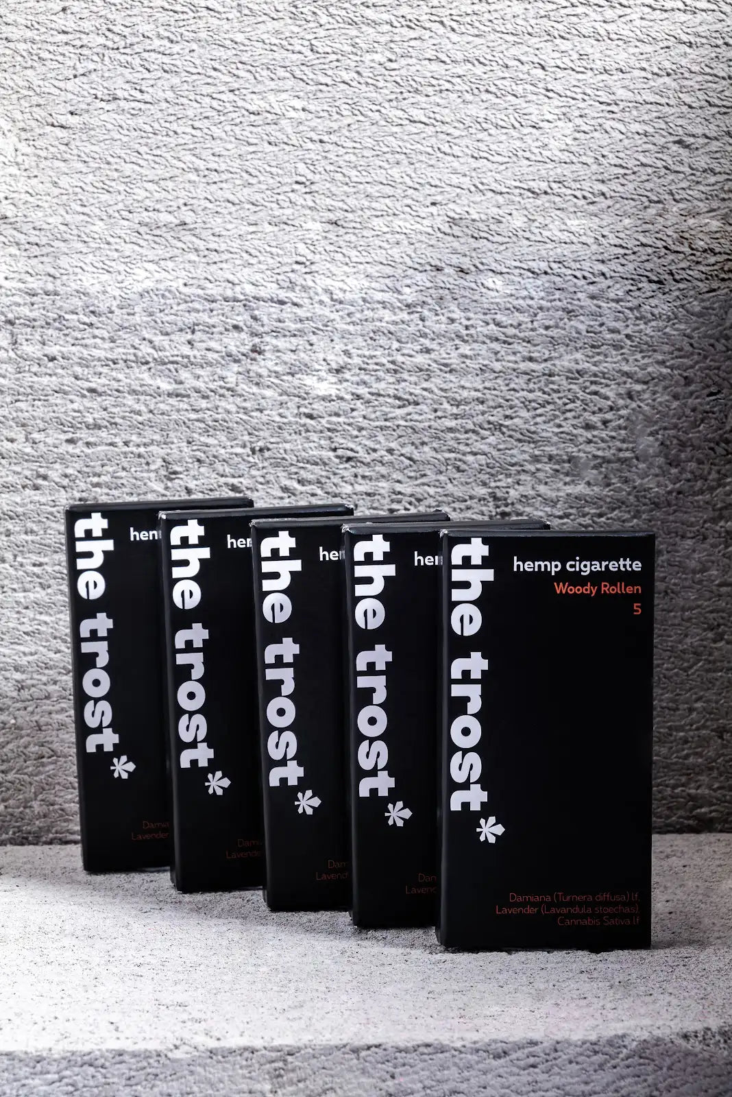 The Trost- Hemp Herbal Cigarette - Woody Rollen (10x5 pack).