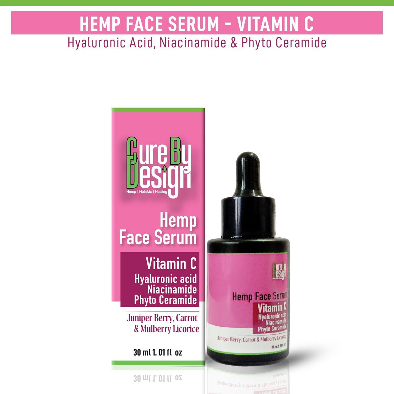 Cure By Design- Hemp Face Serum