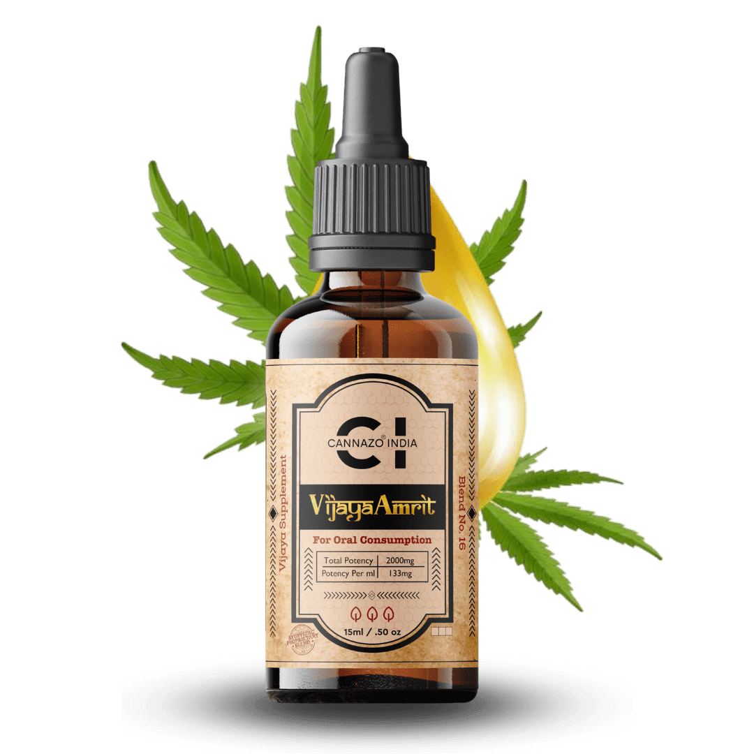 Cannazo - Vijaya Amrit CBD Rich Oil ( 4:1 ) 6650mg/50mlCannabis OilCannazo - Vijaya Amrit CBD Oil (4:1) | CBD Store India