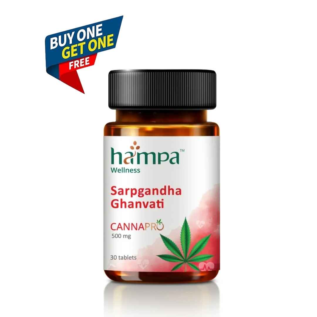 Hampa Sarpgandha Ghanvati 500mg (30 Tablets)