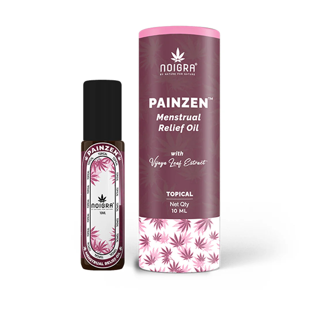 Noigra Painzen Menstrual Relief Roll-OnRoll onPainzen Menstrual Relief Roll-On - Hemp Cramps Solution with Vijaya Leaf Extract