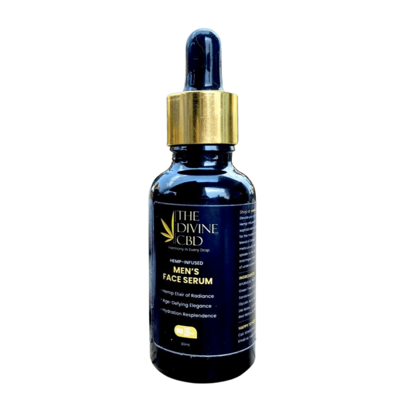 The Divine CBD- Mens’ Face Serum | Refined Grooming, Timeless Appeal