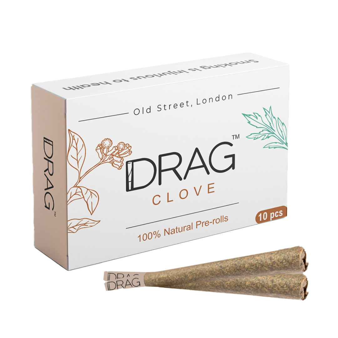 Drag Clove - Herbal Preroll | Mugwort & Cloves | Tobacco-Free & Nicotine-Free