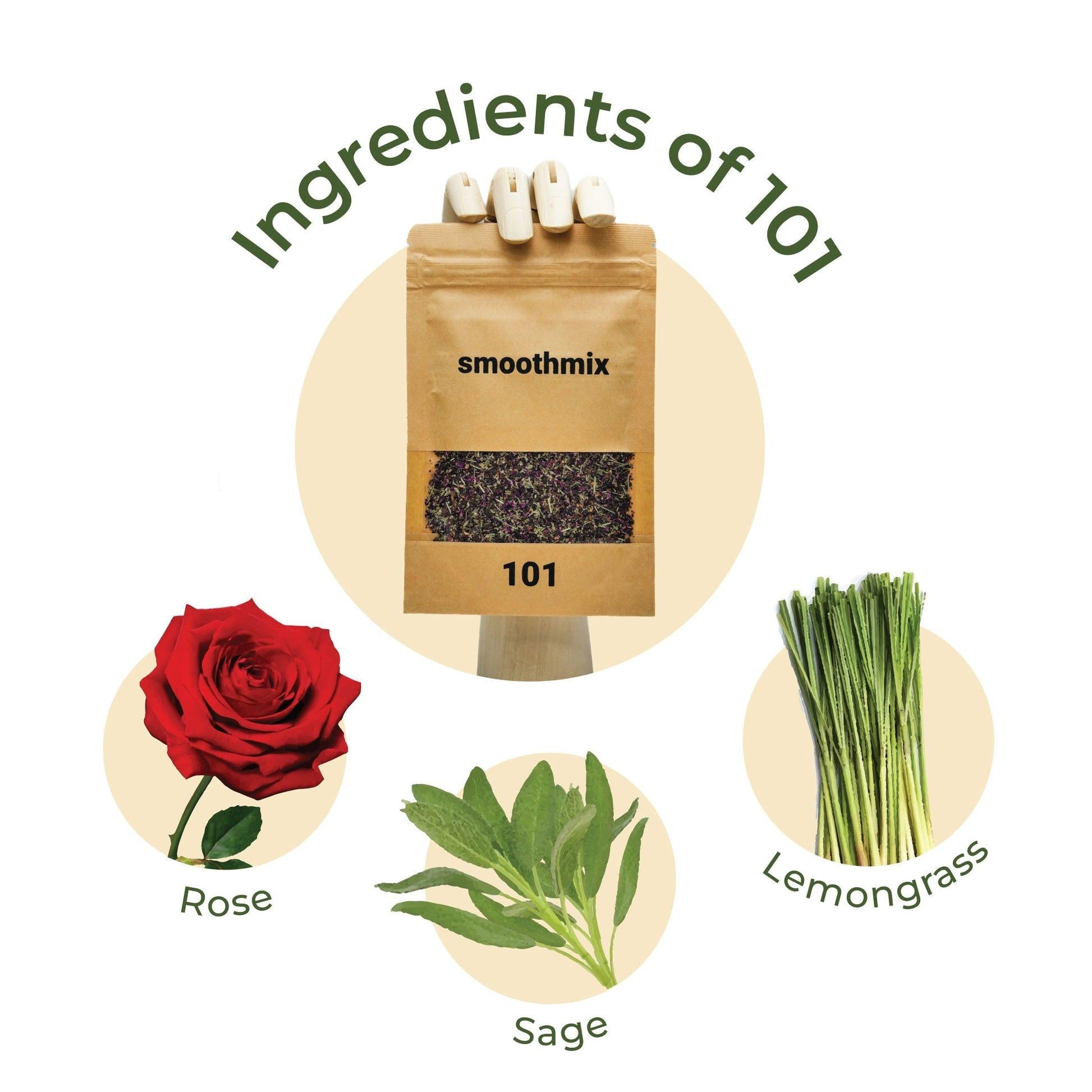 Smoothmix 101 -Premium Herbal Blend | Tobacco-Free Herbs Mix-20g.