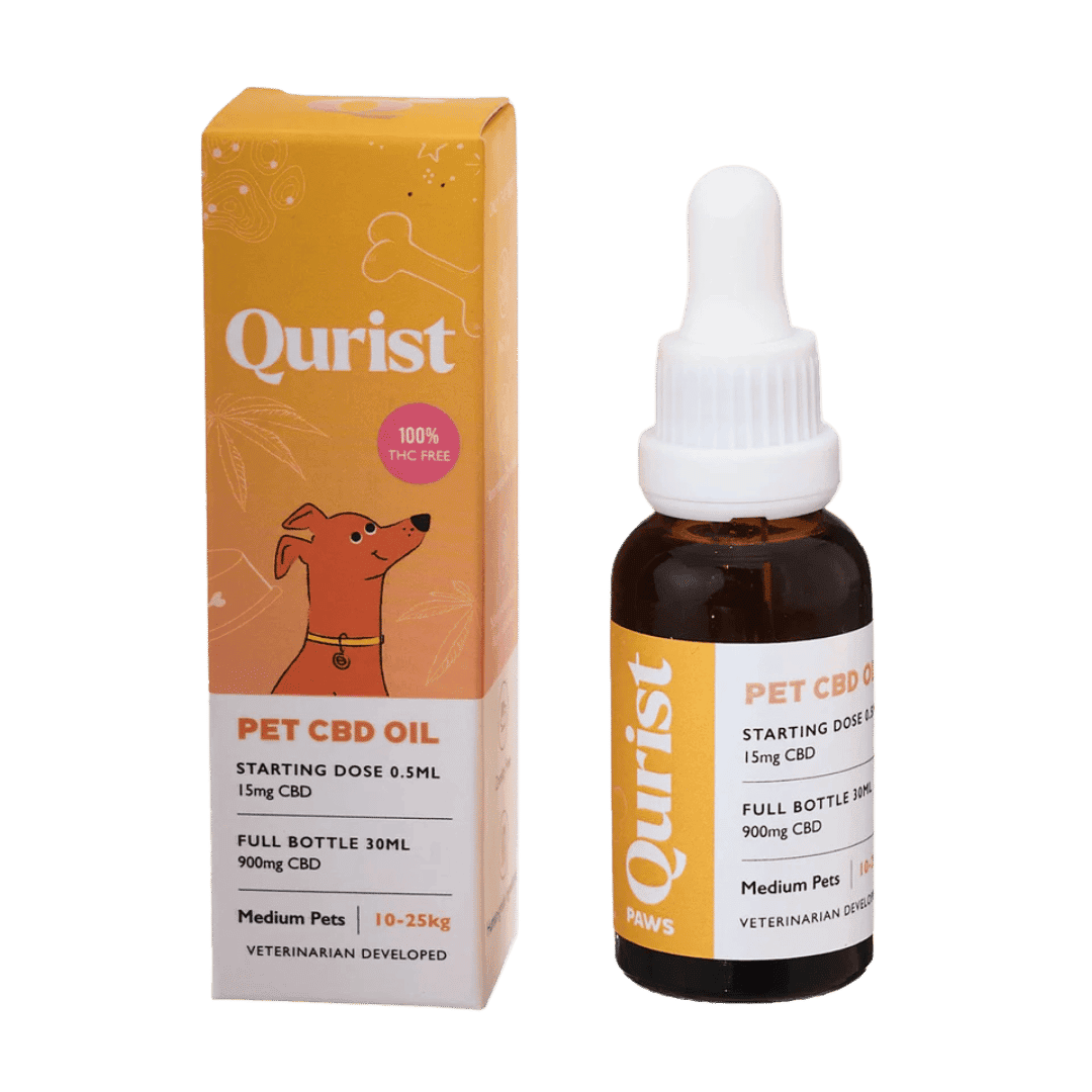 Qurist Pet CBD Oil - For Medium Pets - 900mg - CBD Store India