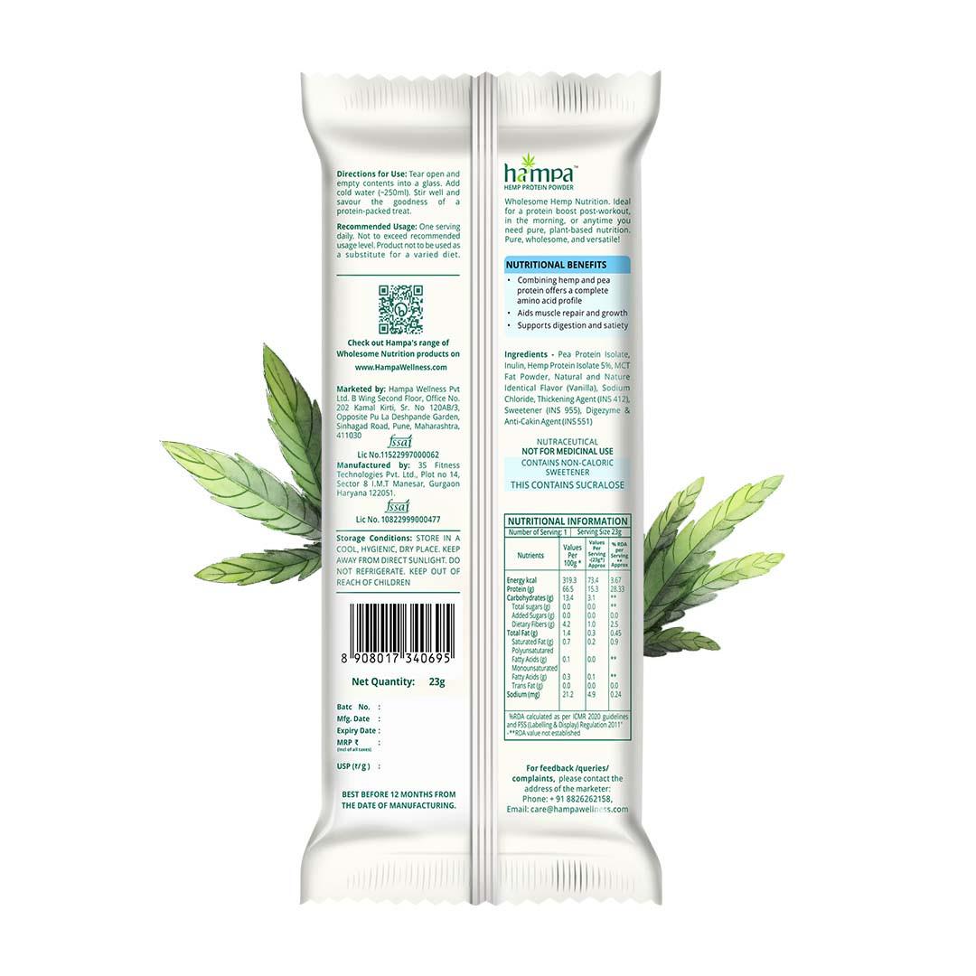 Hampa Wellness - Protein Powder - Mixed Flavours.