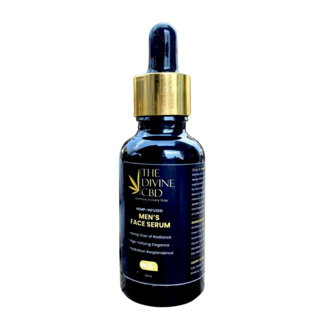 The Divine CBD- Mens’ Face Serum | Refined Grooming, Timeless AppealFace serumHemp Face Serum - Refined Grooming | Timeless Appeal