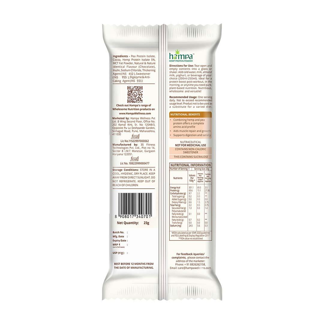 Hampa Wellness - Protein Powder - Chocolate.