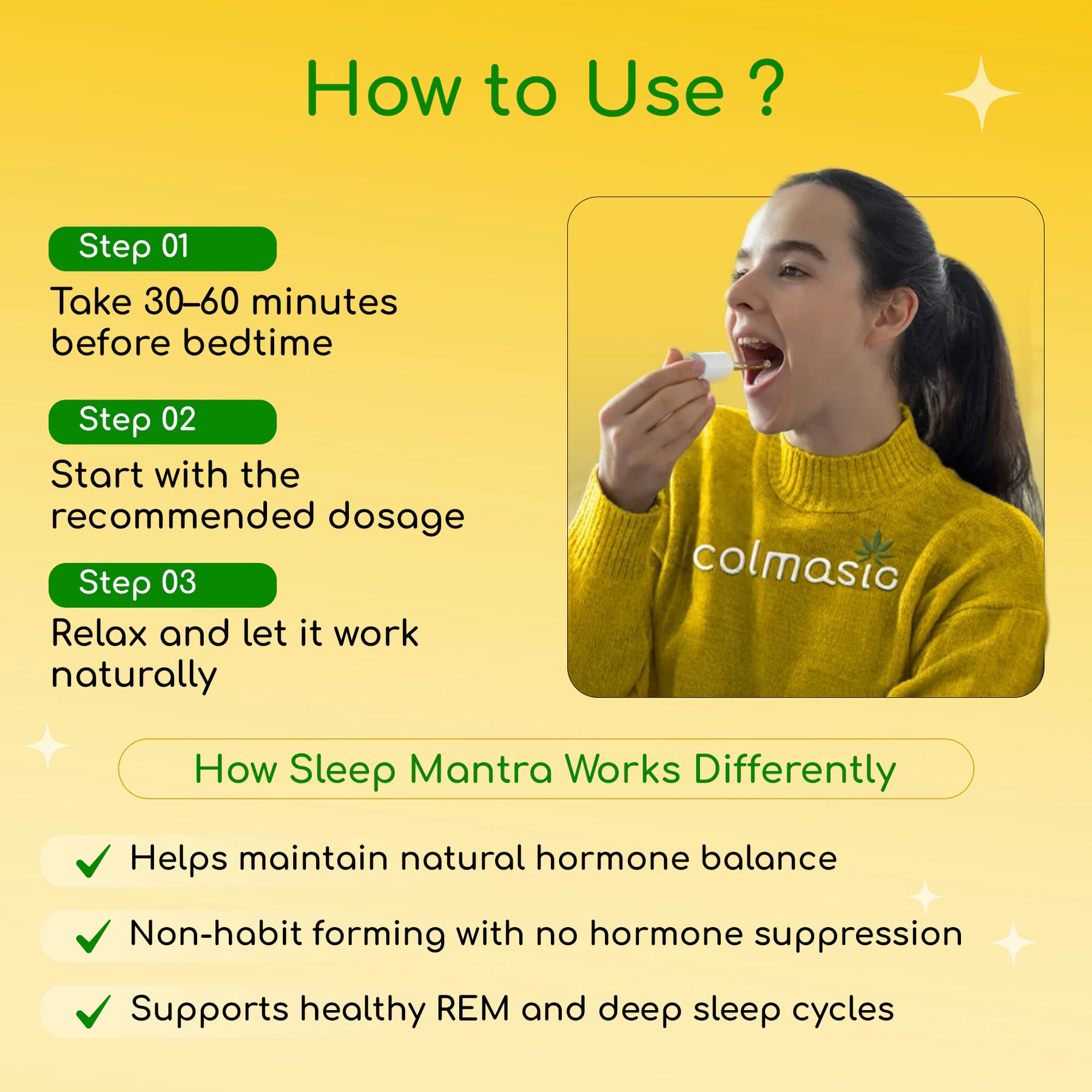 Calmosis Sleep Mantra CBD Oil 2000mg | THC-Free Cannabis Sleep Tincture for Deep Sleep & Insomnia Relief