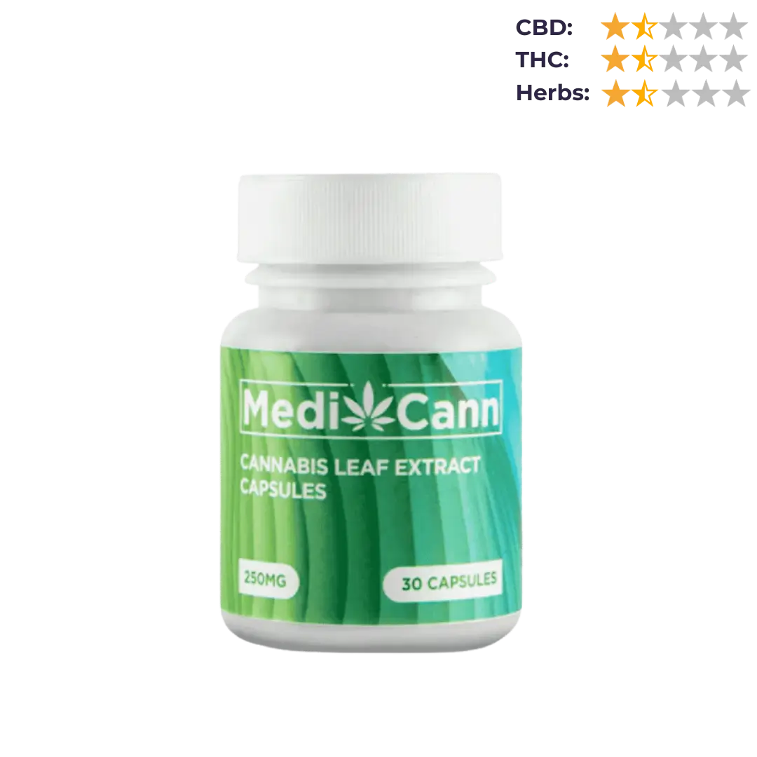 Medicann- Cannabis Oil Extract Capsule - 250mg (30 Caps).