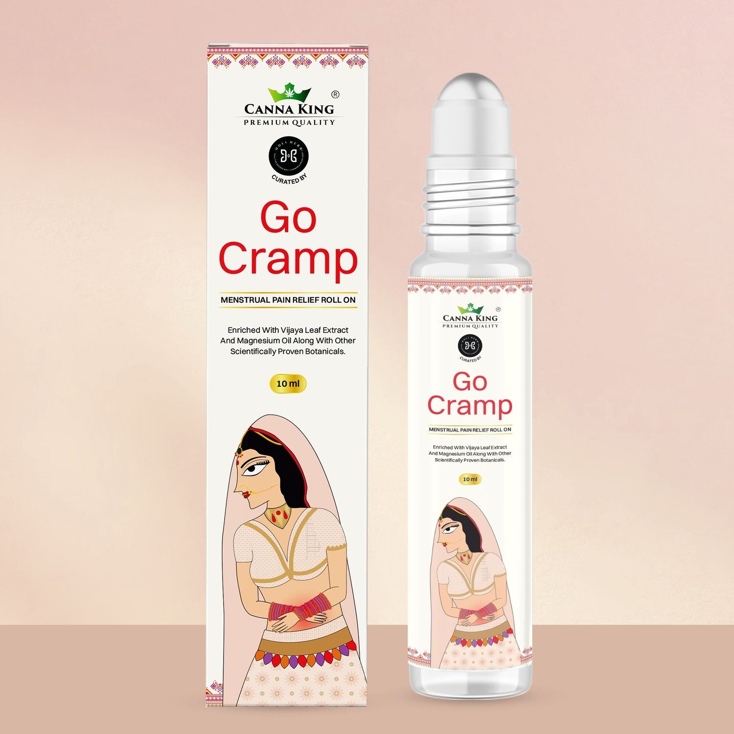 Cannaking- Go Cramp: Menstrual Pain Relief Spray & Roll On