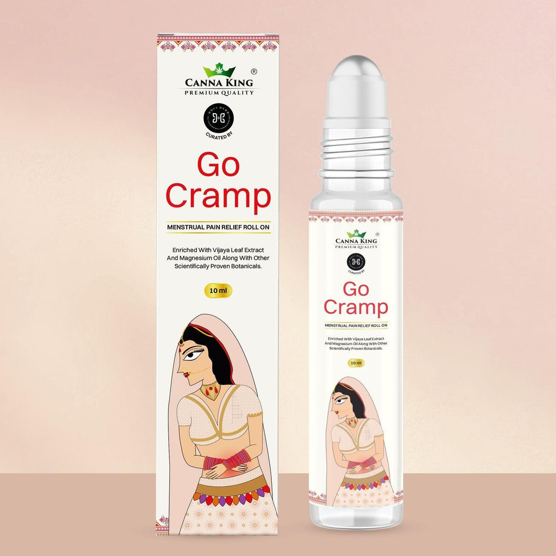 Cannaking- Go Cramp: Menstrual Pain Relief Spray & Roll OnMenstrual Pain ReliefGo Cramp: Menstrual Pain Relief Spray - Natural Solution