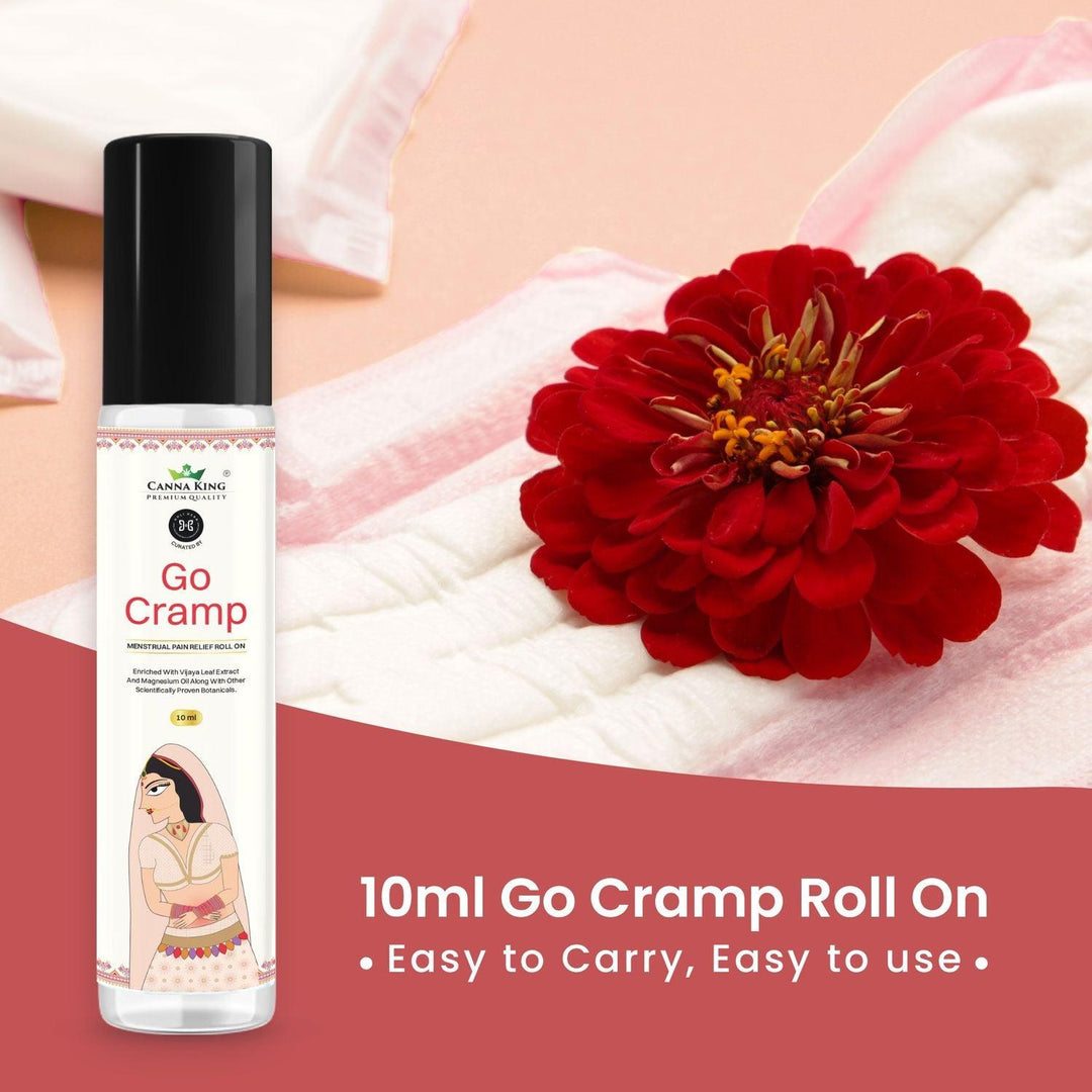 Cannaking- Go Cramp: Menstrual Pain Relief Spray & Roll OnMenstrual Pain ReliefGo Cramp: Menstrual Pain Relief Spray - Natural Solution