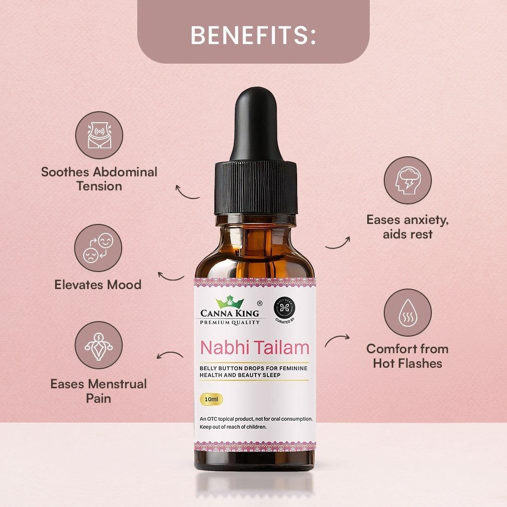 Cannaking- Nabhi Tailam: Belly Button DropsBelly Button DropsCannaking Nabhi Tailam - Belly Button Drops for Relaxation