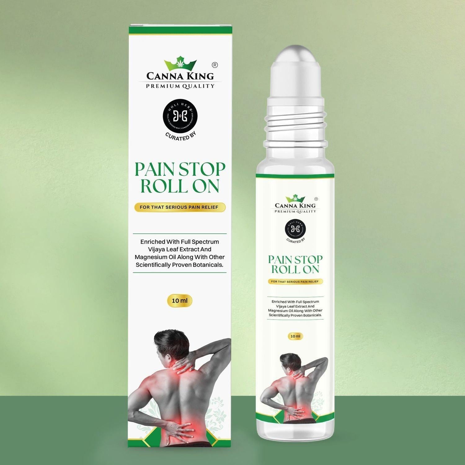 Cannaking- Pain Stop Spray & Roll On.
