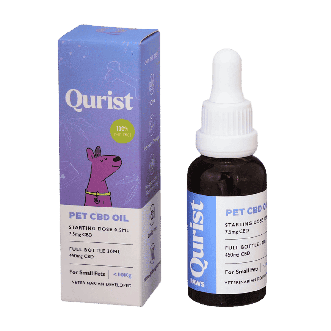 Qurist Pet CBD Oil - For Small Pets - 450mgPet MedicineQurist Pet CBD Oil | For Small Pets | Relieves Pain | CBD Store India
