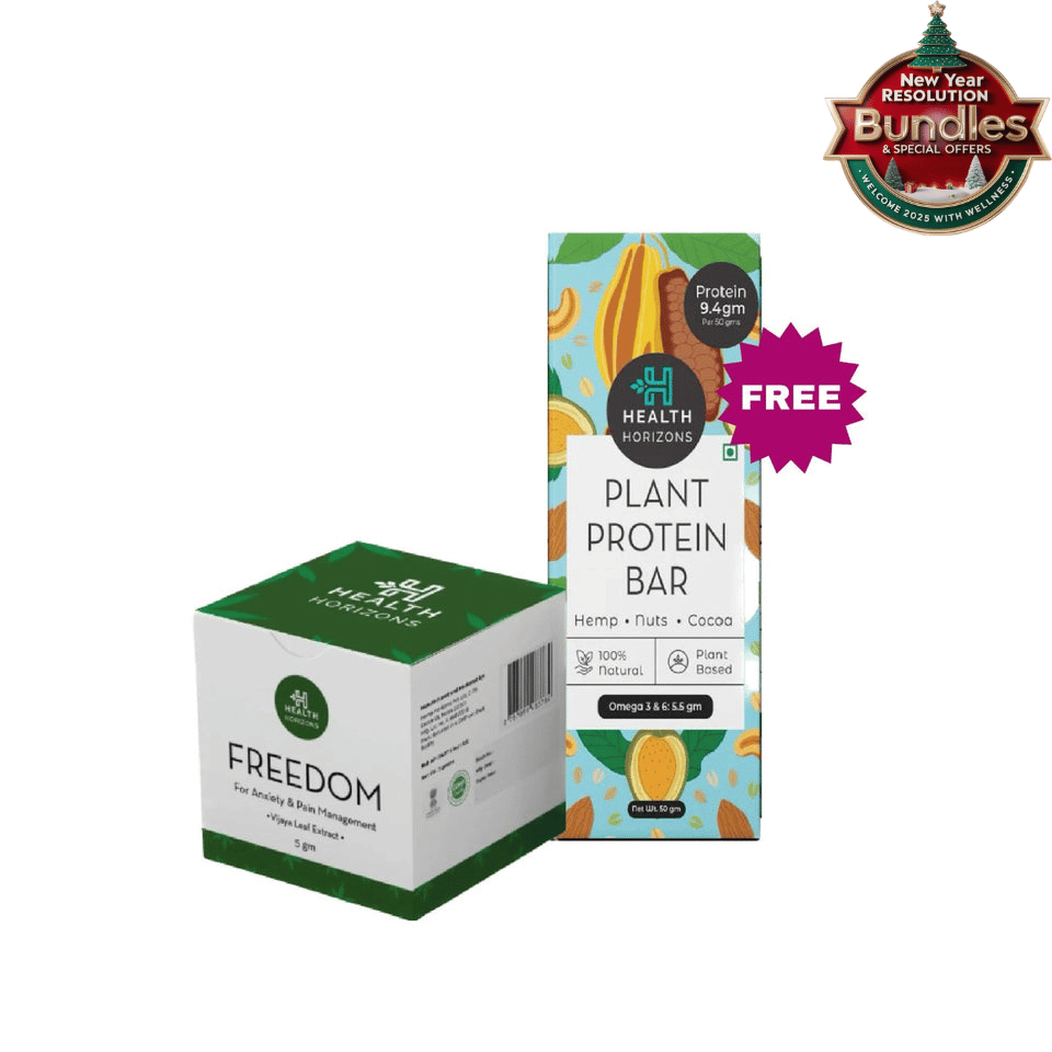 Special Offer - 50% OFF on Health Horizons Freedom High THC Extract + Free Protein Bars (Pack of 3)