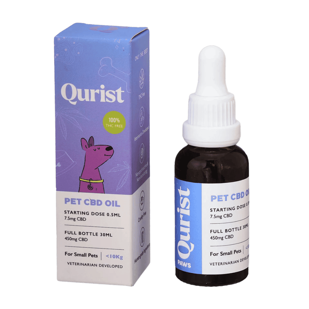 Qurist Pet CBD Oil - For Small Pets - 450mg - CBD Store India