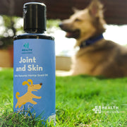 Health Horizons Joint & Skin Oil - Natural Hemp Seed Oil for Pets - 200ml - CBD Store India