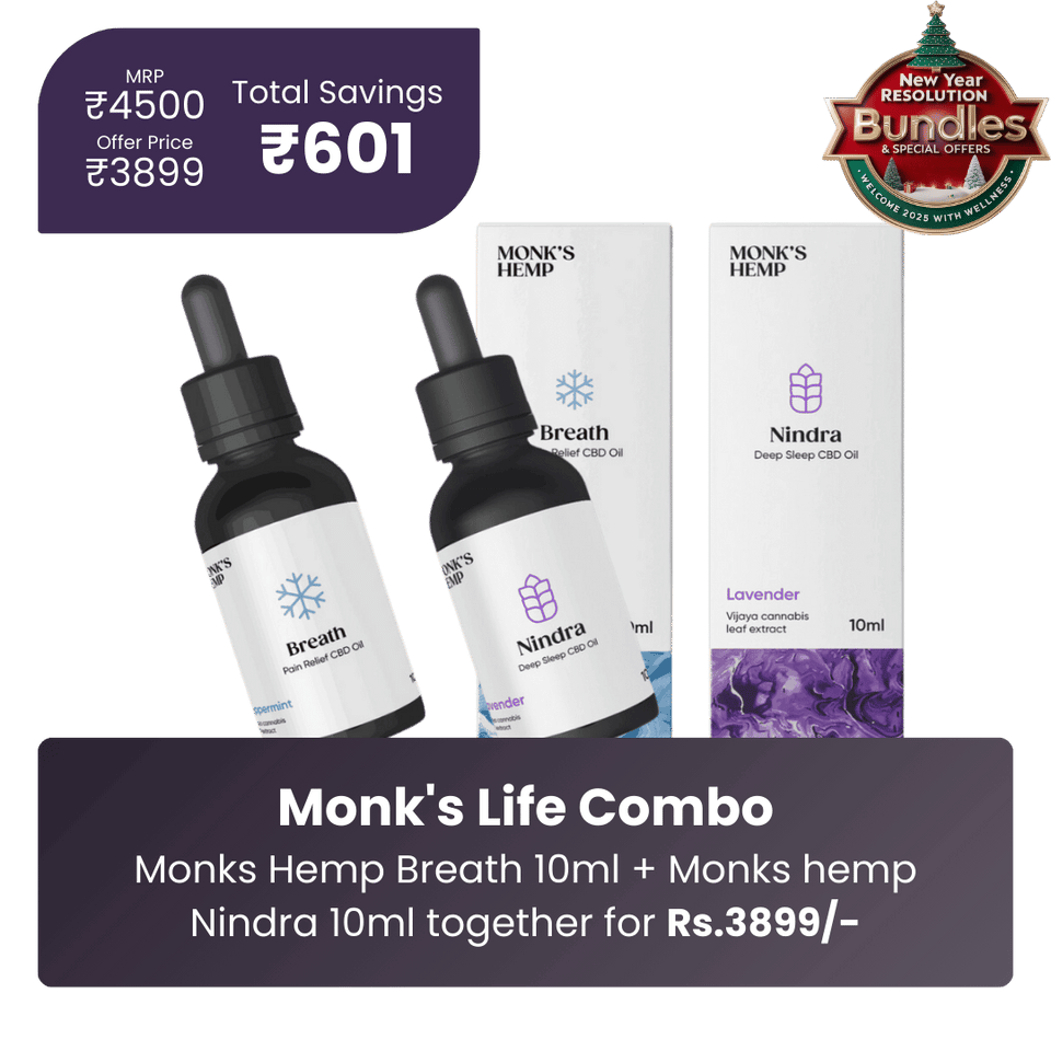 Monks Hemp- Life Combo: Breath & Nindra