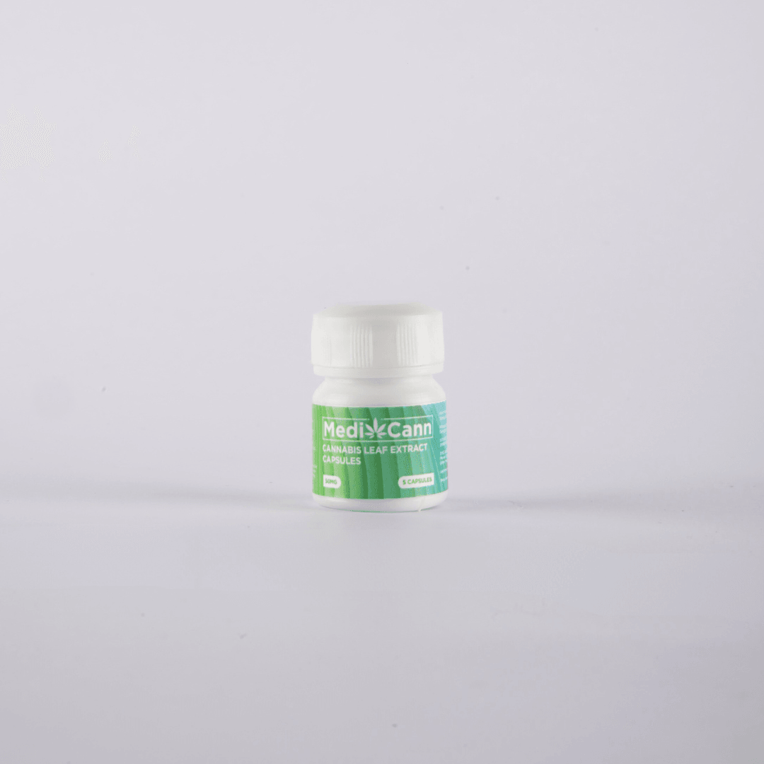 Medicann- Cannabis Leaf Extract Capsule - 50mgCapsulesMedicann Cannabis Capsules - Cannabis Leaf Extract