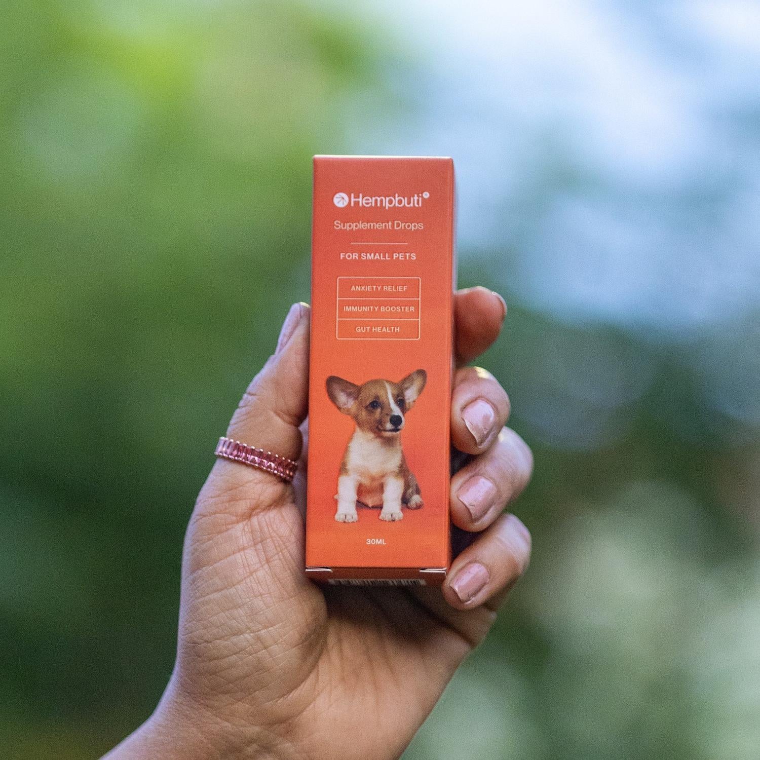 Hempbuti Overparent Supplement Drops For Small Pets 30 Ml.