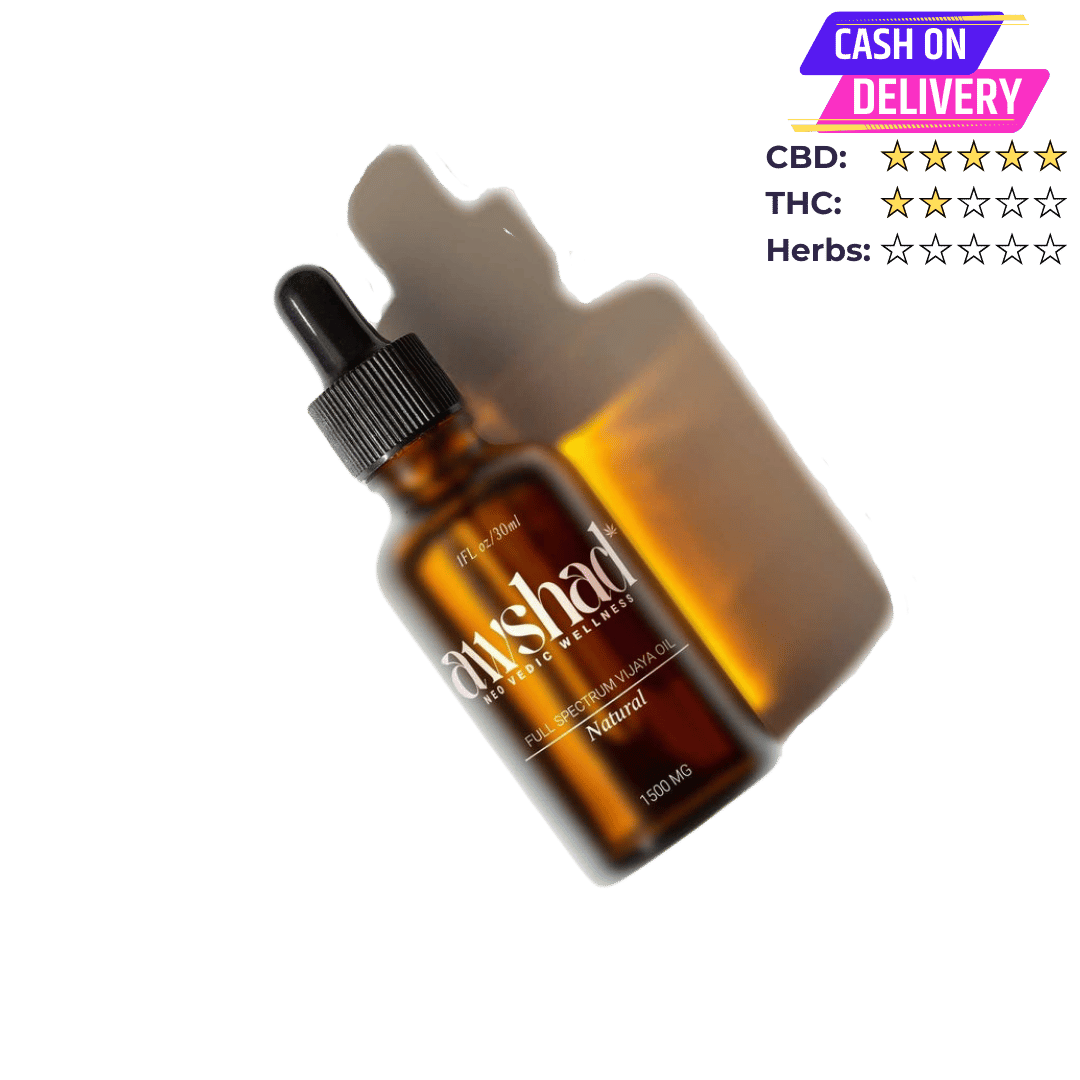 Awshad - Full Spectrum Cannabis Oil - 1500MG - 30ML - CBD Store India