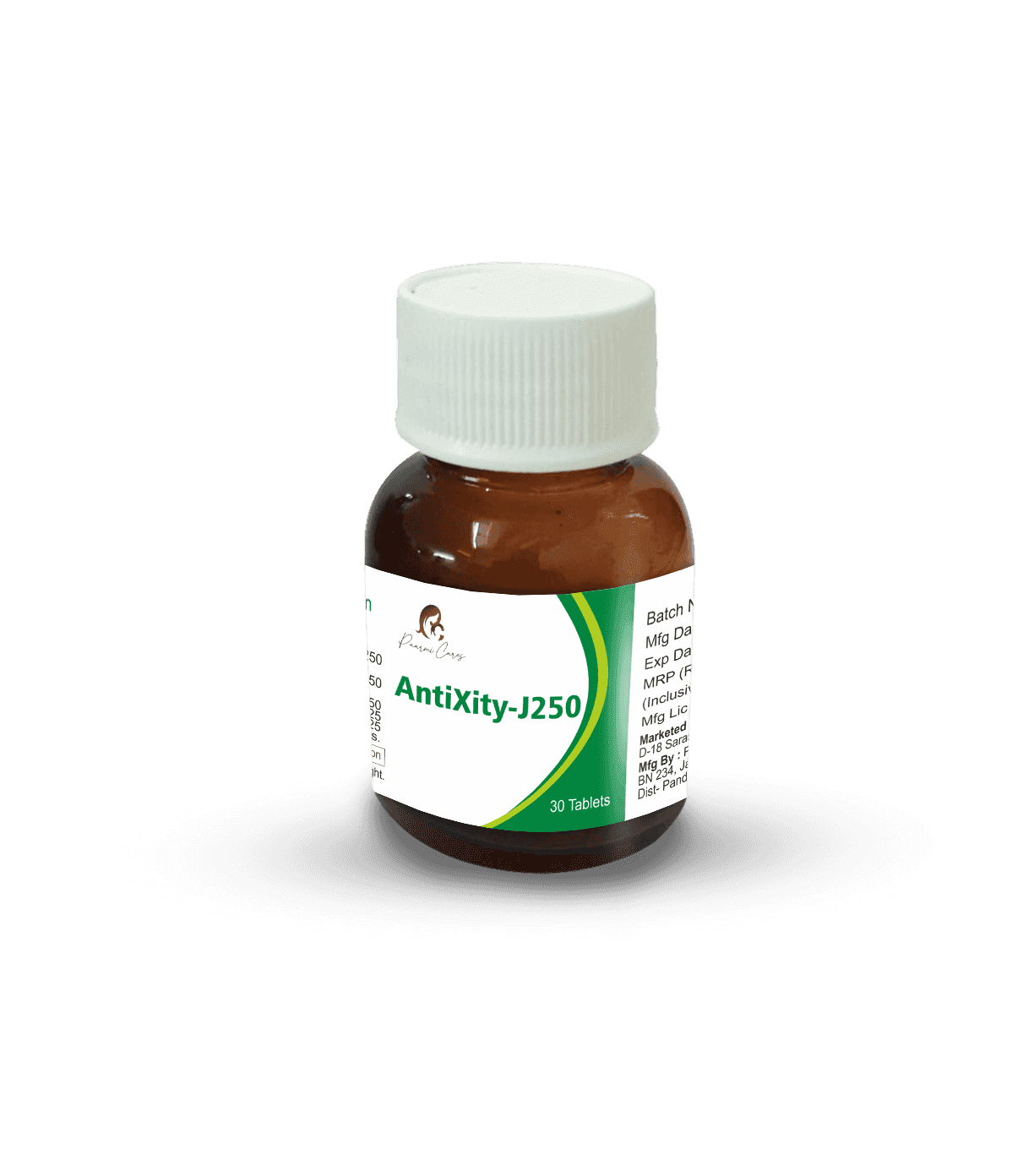 Paarmi Cares- AntiXity-J250 (For Anxiety)Ayurvedic TabletPaarmi Cares AntiXity-J250 Anxiety Relief Supplements