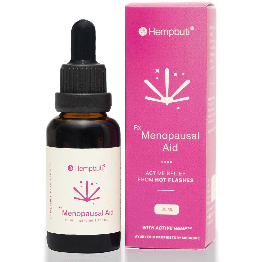 Hempbuti Rx Menopausal Aid 30 MlMenopausal Aid OilHempbuti Rx Menopausal Aid - Menopausal Relief Hemp Oil