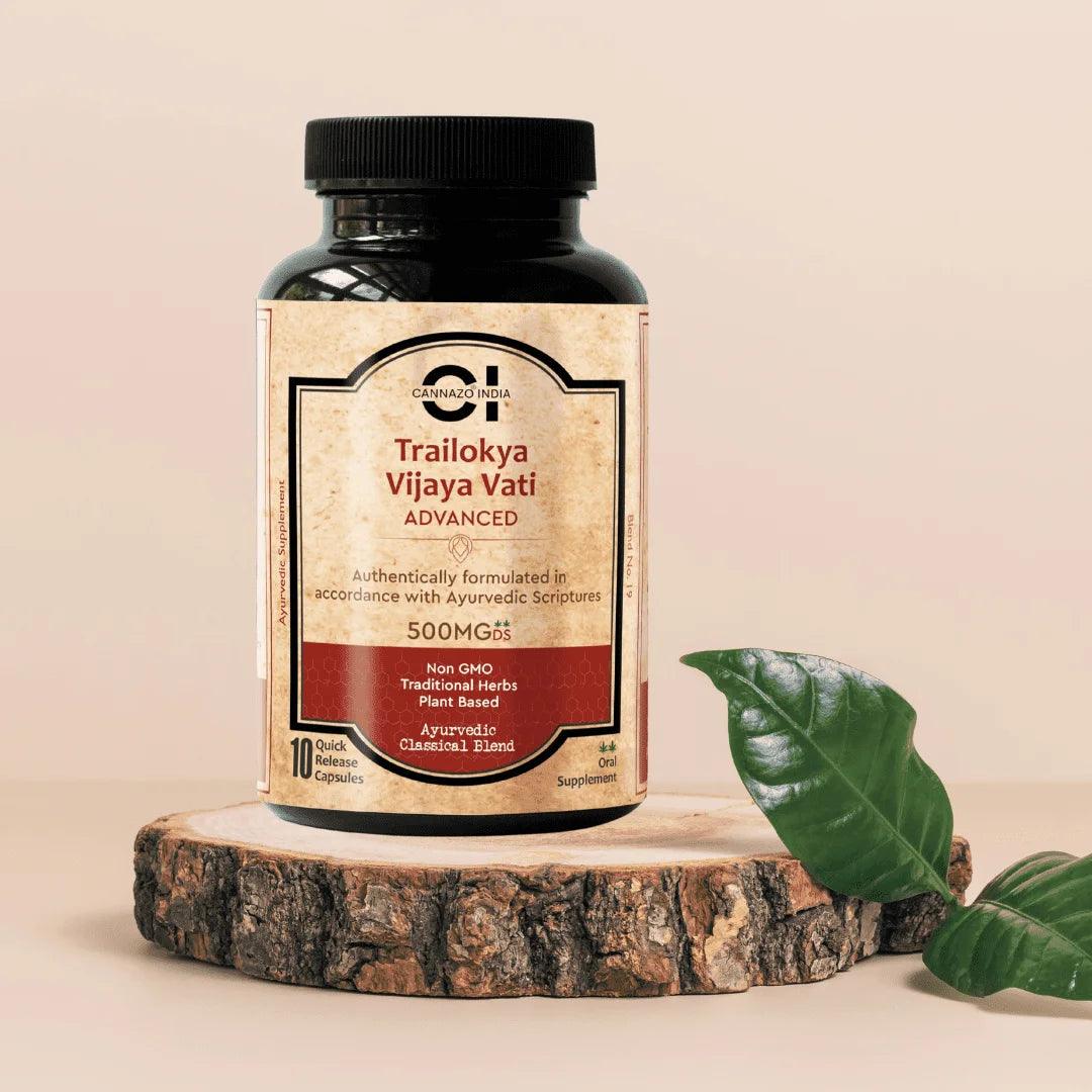 Cannazo- Trailokya Vijaya Vati Advanced (Ayurvedic Classic Blend)Vijaya vatiCannazo Trailokya Vijaya Vati Ayurvedic Blend | Pain Relief