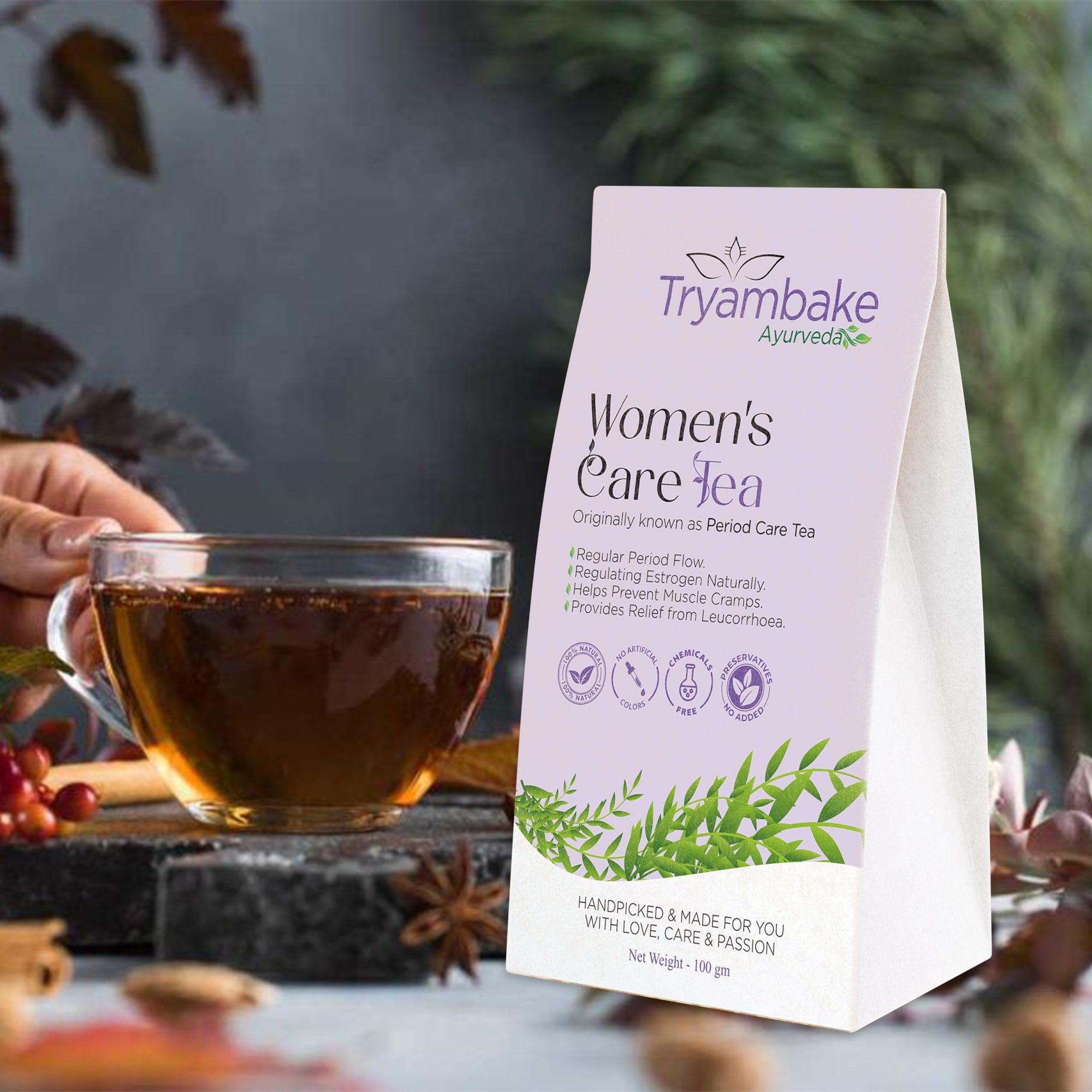 Tryambake Ayurved – Women Care Tea | Hormonal Balance & Wellness.
