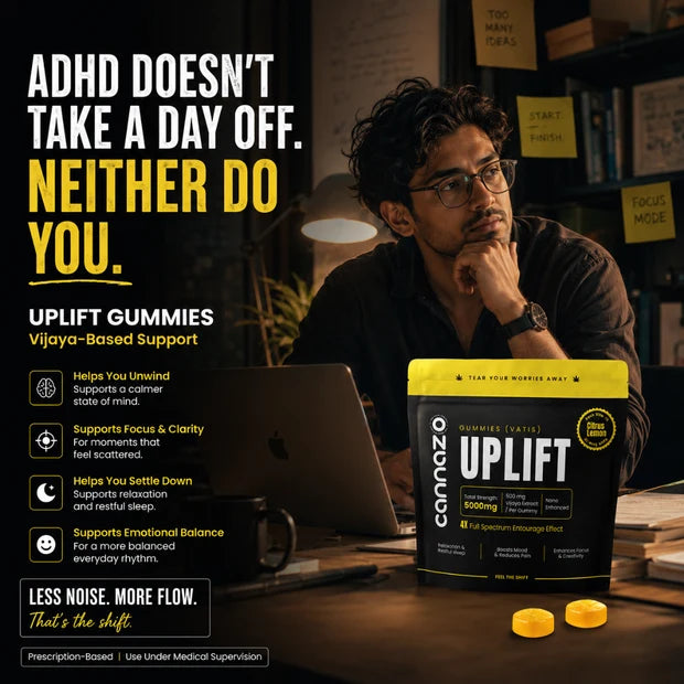 Cannazo Uplift Gummies - CBD Dominant Gummies | 500mg Vijaya & Citrus Lemon