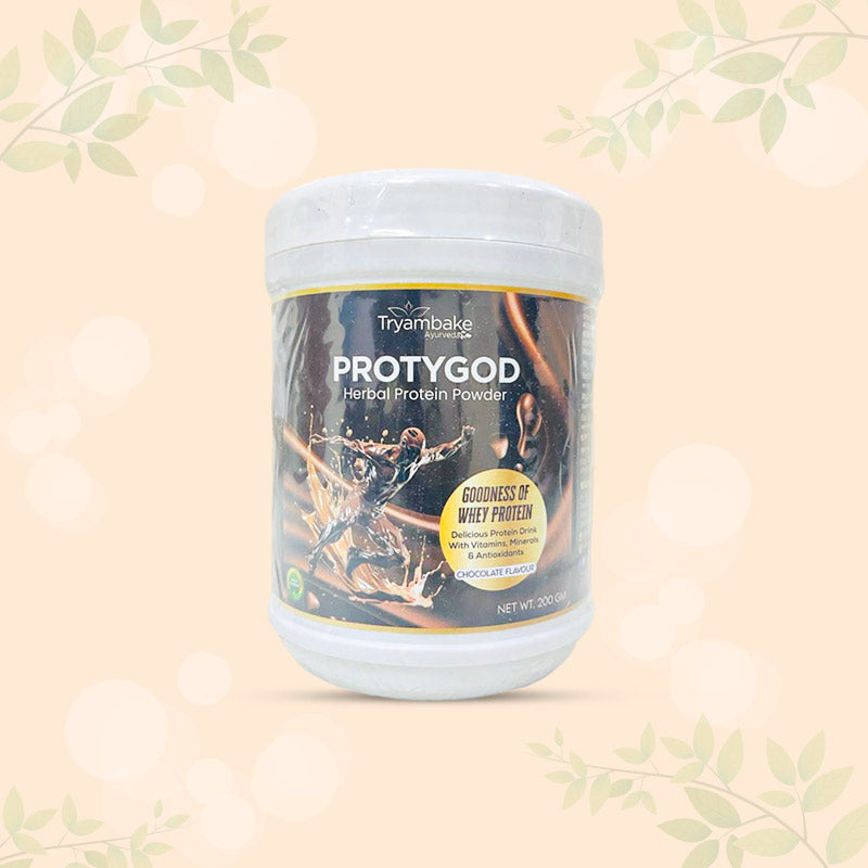 Tryambake Ayurved – Protygod | Herbal Protein Powder for Strength, Stamina & Immunity.